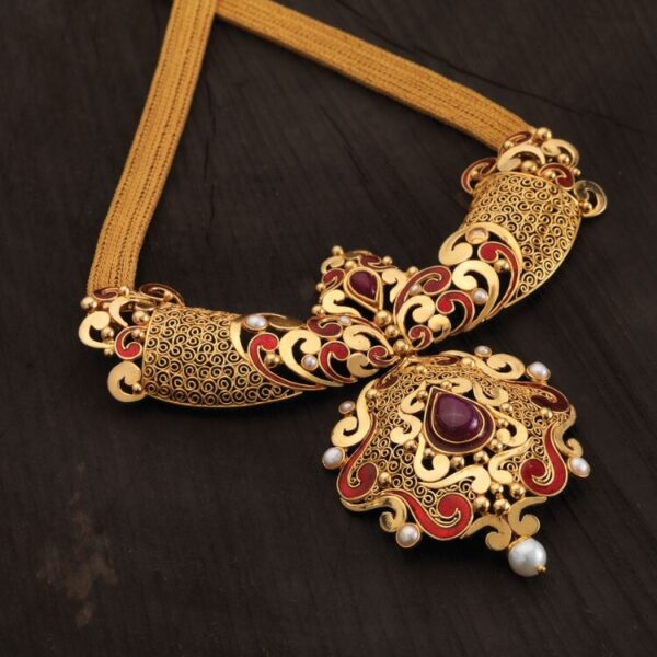 Traditional Golden Neckpiece